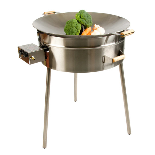68cm Wok 2-Burner Liquid Propane Barbecue Grill