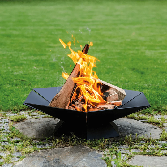Portable Outdoor Wood-Burning, 3 Mm Thick Steel Fire Pit Goblet