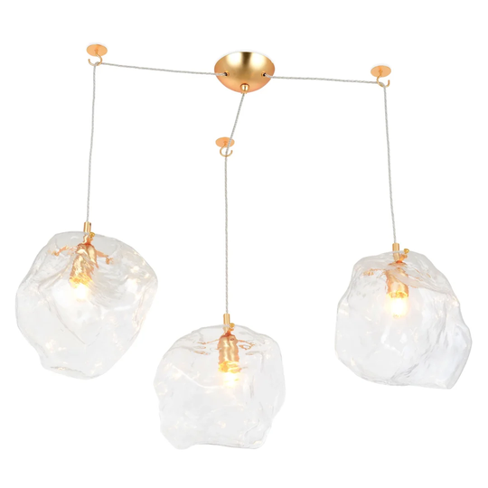 Tyne 3 - Light Kitchen Island Teardrop Pendant