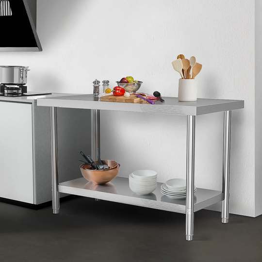 Cherylleigh 120 Cm Stainless Steel Prep Table