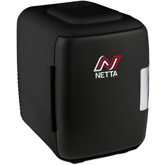 NETTA 5L Mini Fridge - For Bedroom, Skincare, Office - AC/DC - Black