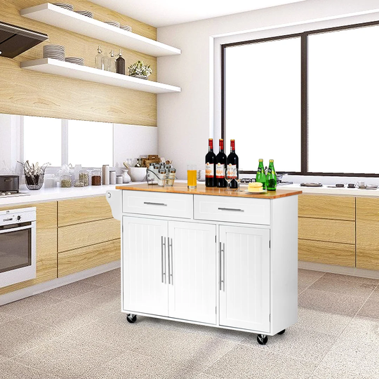Pitts 122 Cm Kitchen Trolley