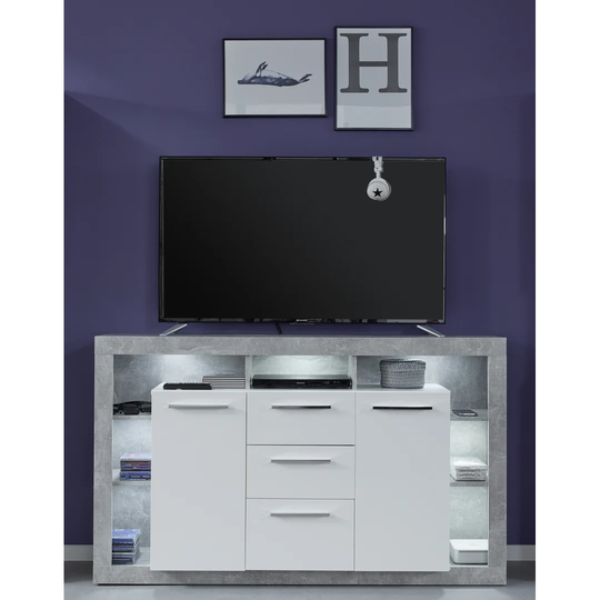 Raúl 150Cm Wide 3 Drawer Sideboard