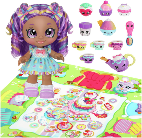 Kindi Kids Series 7 Doll And Tea Party Set