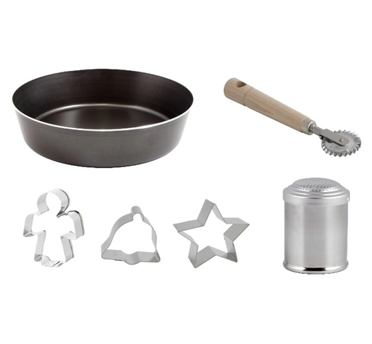 SET NON STICK BAKING PAN+ACCESSORIES