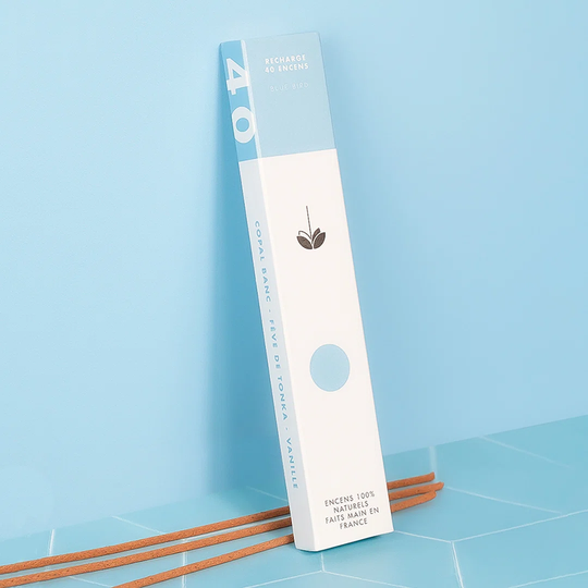 Natural Incense Sticks Refill Box - White Copal, Tonka Bean, Vanilla