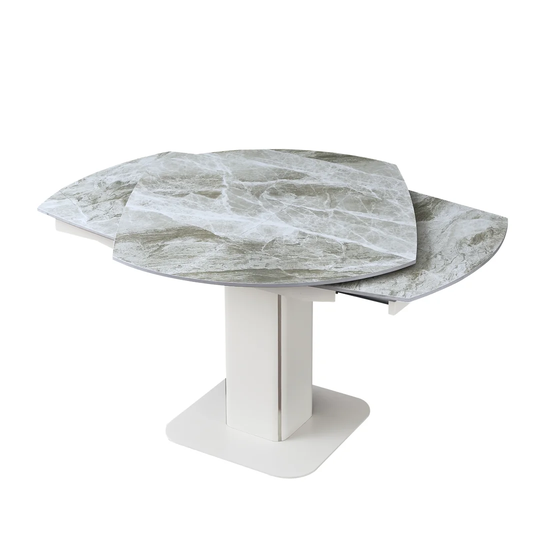 Valerius Grey Swivel Ext. Dining Table