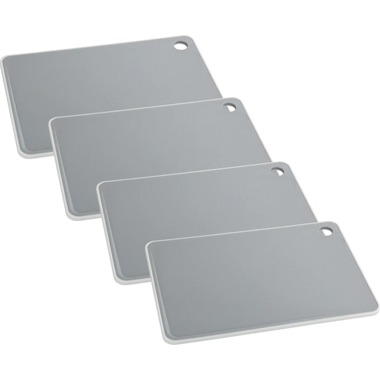 WENKO Cutting Board Basic S Set of 4, Each 23 X 16 Cm