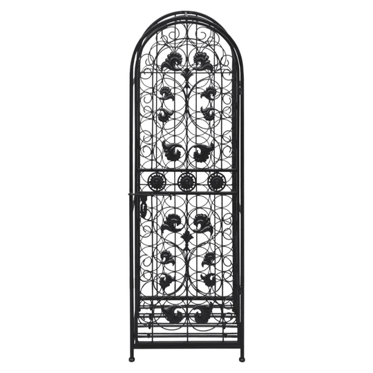 Kurth 45 Bottle Floor Wine Bottle Rack in Black