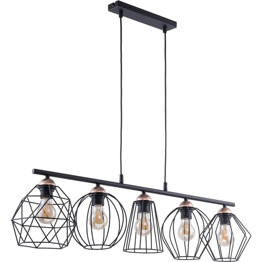 Siobhan 5 - Light Kitchen Island Geometric Pendant
