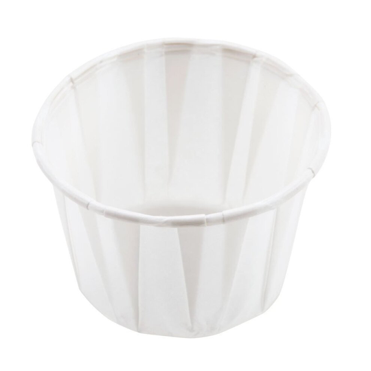 Solo Paper Souffle Cups 2oz - Pack of 250 | Waxed Paper Ramekins, Portion Cups, Sauce Pots, Condiment Pots