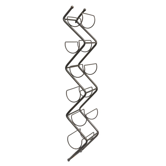 WALL MOUNTED METAL BOTTLE RACK