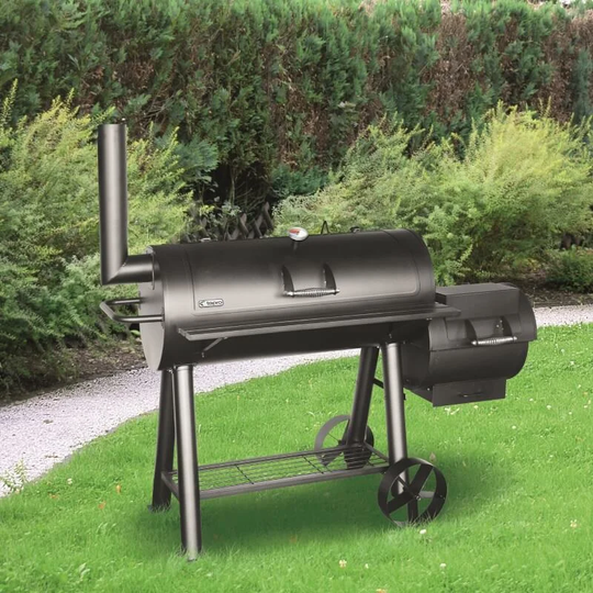 Premium Charcoal Offset BBQ Pit Smoker