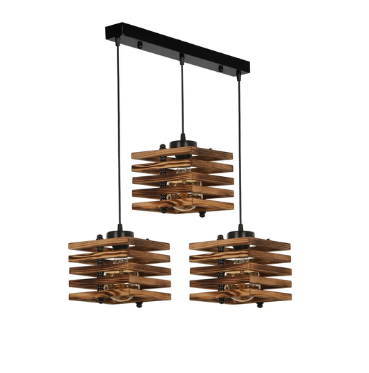 Kodi 3 - Light Kitchen Island Square / Rectangle Pendant