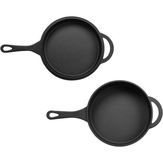 Pre-Seasoned Cast Iron Skillet And Dutch Oven Set