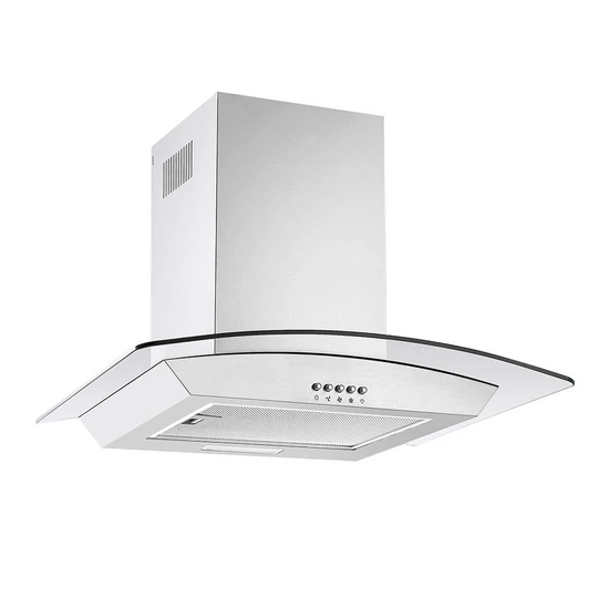 Treyton 60cm Ducted Wall Mount Cooker Hood