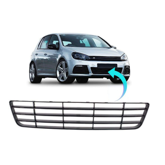 VW Golf Mk6 R 2009-2012 Front Bumper Grille Lower Centre Section