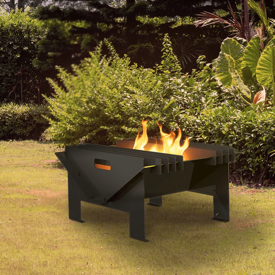 Portable Outdoor Wood-Burning, 4 Mm Thick Steel Fire Pit Gamela
