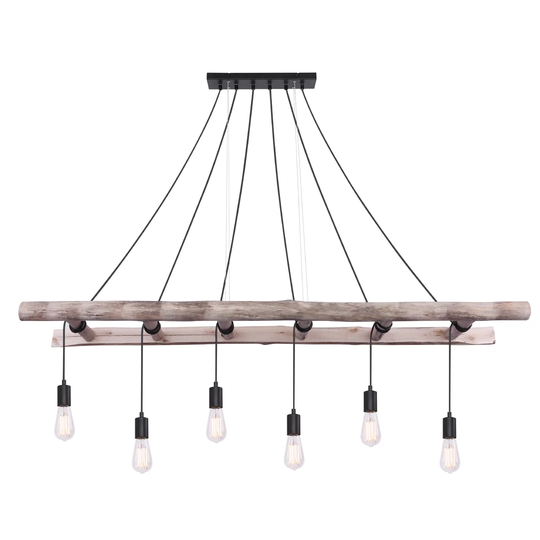 Nell 6-Light Kitchen Island Linear Pendant