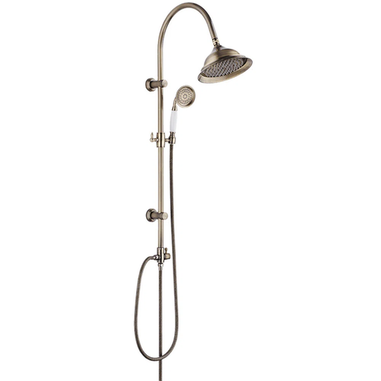 Strandquist Mixer Shower with Handheld Shower Head and Fixed Shower Head