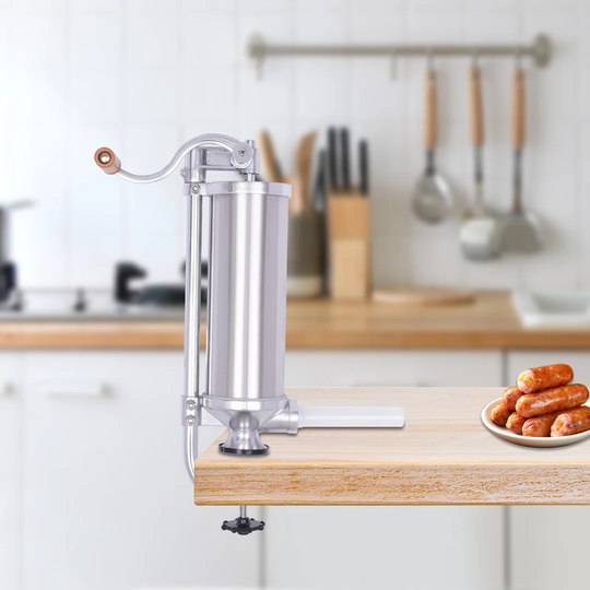 2.5L Sausage Stuffer Vertical Stainless Steel Sausage Maker For Commercial And Household Use