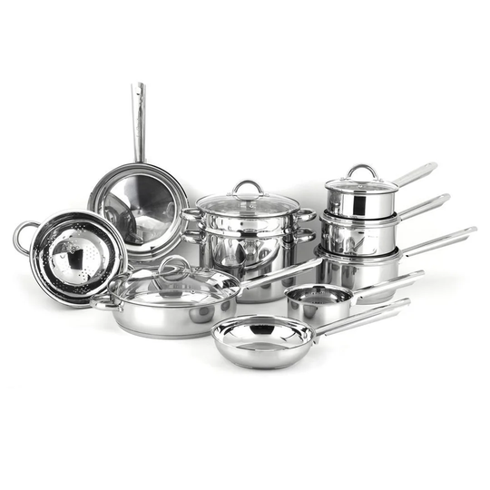 Jean Patrique 10 Pieces Stainless Steel Non Stick Cookware Set