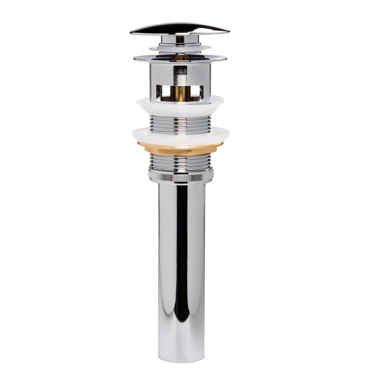 Steelman 10cm Pop-Up Waste Bathroom Sink Drain With Overflow