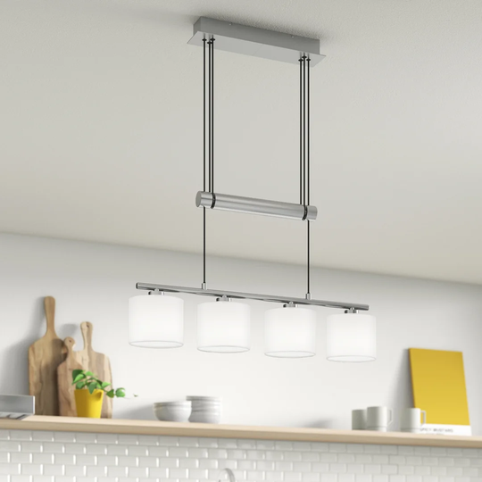 Linear-Pendelleuchte 4-flammig Vicky