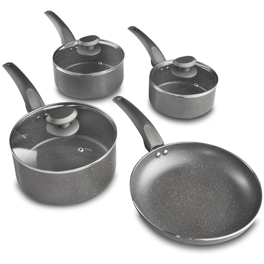 Belfry Kitchen 7 Pieces Aluminium Non Stick Cookware Set