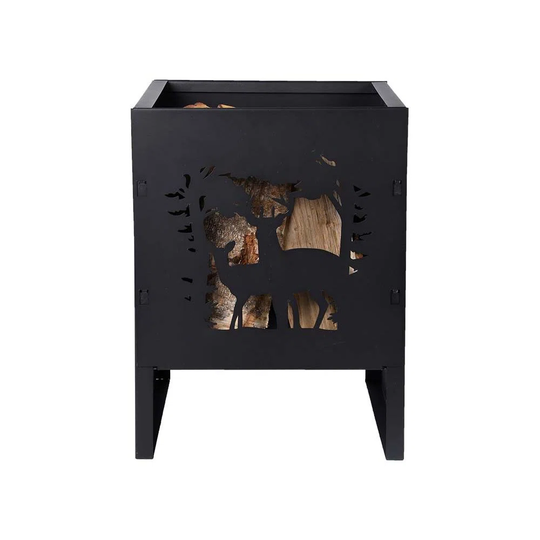 Jethro 40.1Cm H x 30.3Cm W Steel Outdoor Fire Pit
