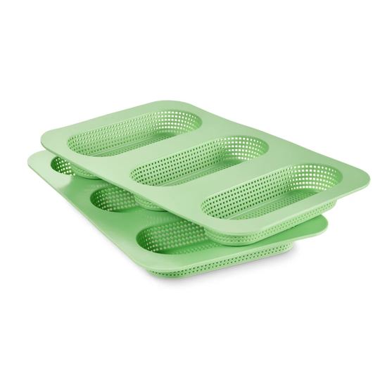 Mini baguette baking tin (set of 2)