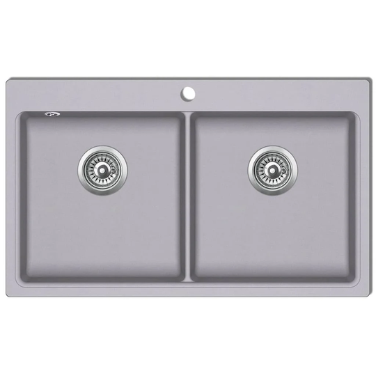 Ariella Double Bowl Overmount Kitchen Sink