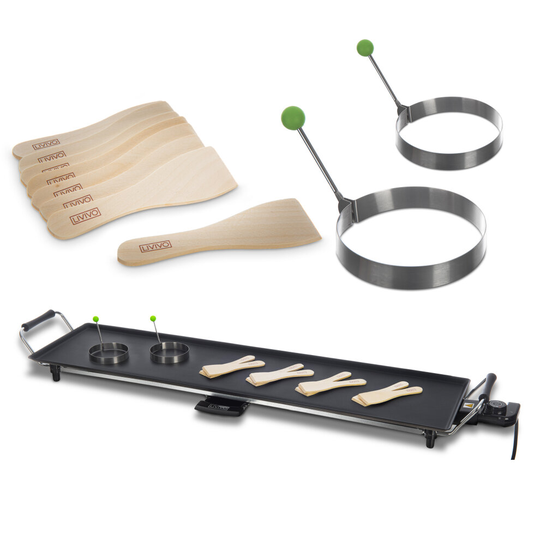EXTRA LARGE TEPPANYAKI GRILL TABLETOP ELECTRIC HOT PLATE BBQ