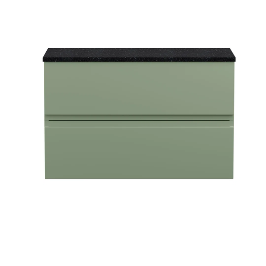 Urban 800mm Wall Hung Single Vanity Unit with Worktop