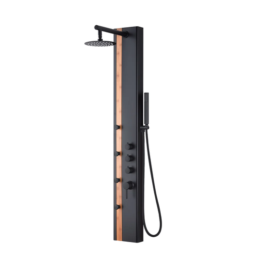 Shower panel Yukon shower column fitting shower fitting rain shower