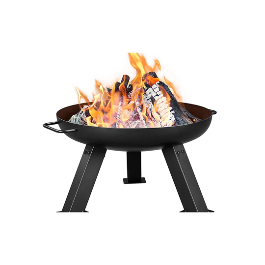 Zhao 29.5Cm H x 60Cm W Iron Wood Burning Outdoor Fire Pit