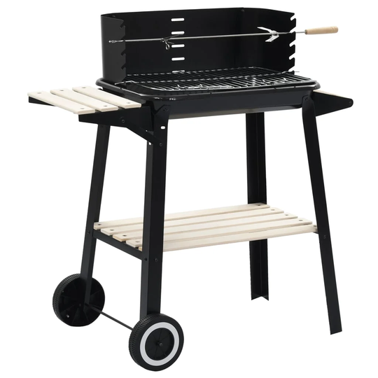 Portable Charcoal Barbecue with Wheels
