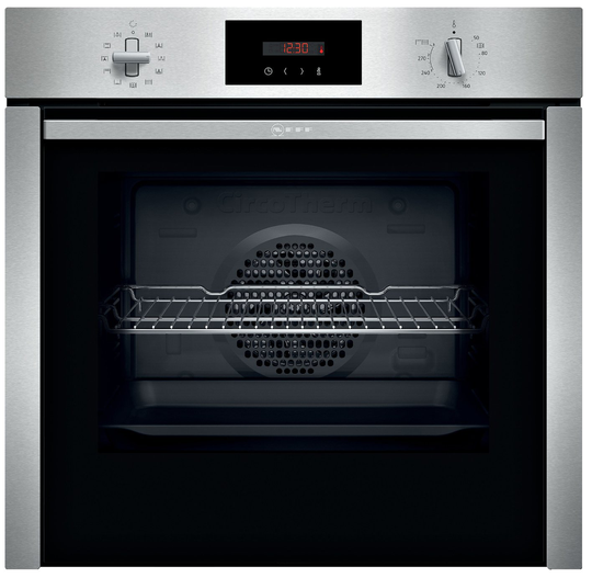 Neff B6CCG7AN0B Slide&Hide Single Electric Oven - S/Steel