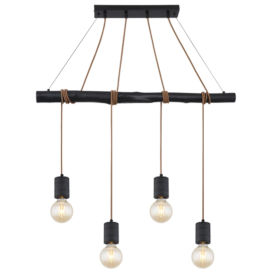 Hermine 4-Light Kitchen Island Bulb Pendant