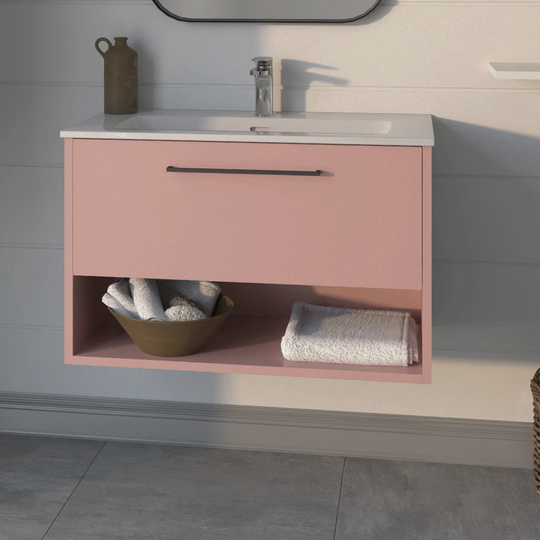 Chevi 800m Wall Hung Single Vanity Unit