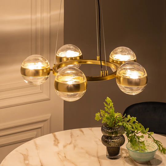Iron Gold Ceiling Lamp