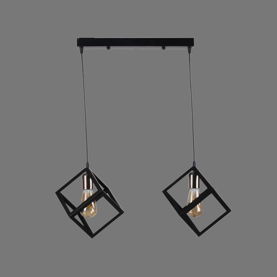 Caida 2 - Light Kitchen Island Square Pendant