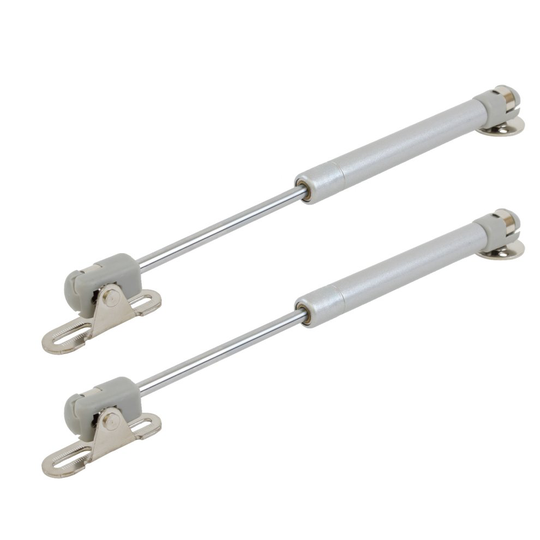 Dihl 2pc Gas Struts 80Nm | Overhead Kitchen Cabinet Gas Springs