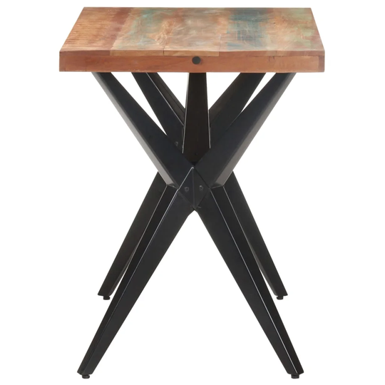 Andress Union Rustic Dining Table 120X60x76 Cm Solid Reclaimed Wood