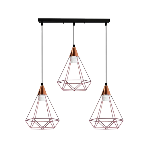 Holborne 3-Light Kitchen Island Geometric Pendant