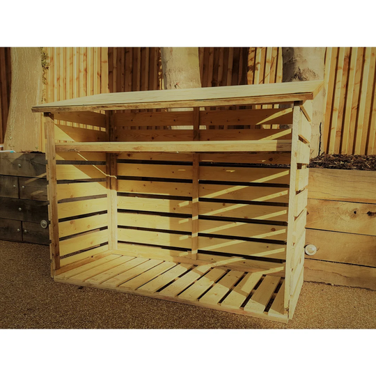 4 Ft. W x 2 Ft. D Wooden Log Store
