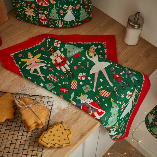 Nutcracker Cotton Tea Towel
