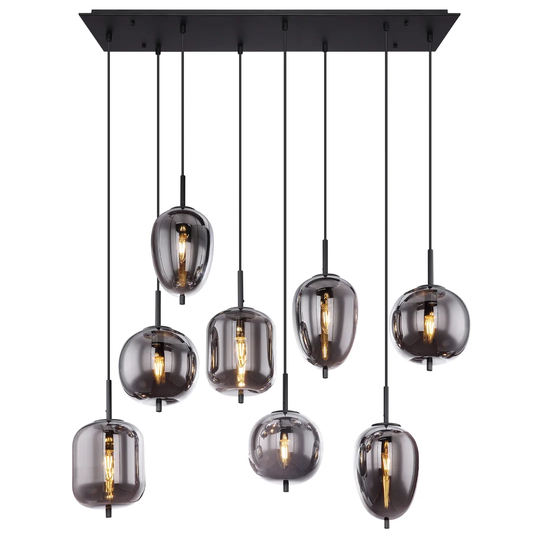 Dominique 8-Light Kitchen Island Linear Pendant
