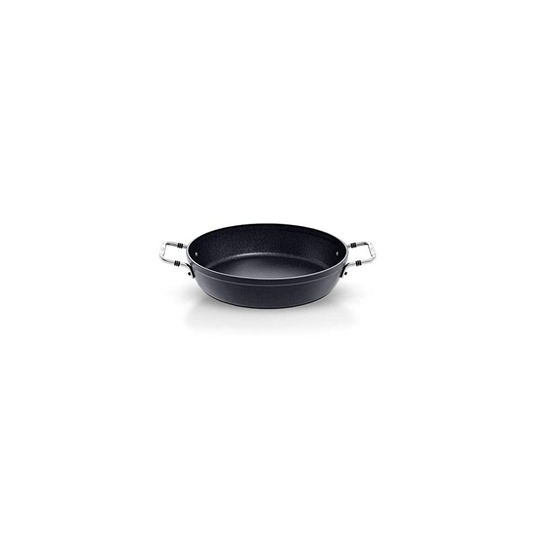 Fissler Adamant Serving Pan Diameter 28 cm Aluminium Frying Pan Coated Non-Stick High Rim Scratch-Resistant Induction