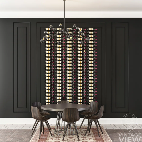 Chriopher 63 Bottle Wall Mounted Wine Bottle Rack Kit